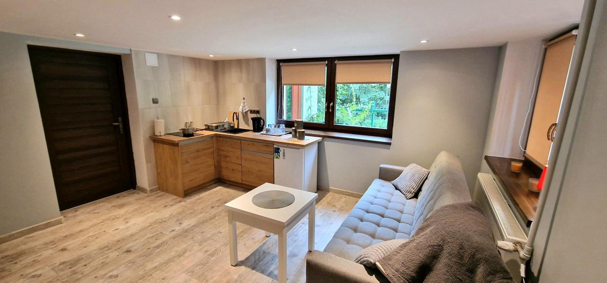 Apartament Lesny ノヴィ・タルク エクステリア 写真